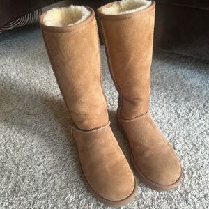 UGG Chestnut Suede Winter Boots